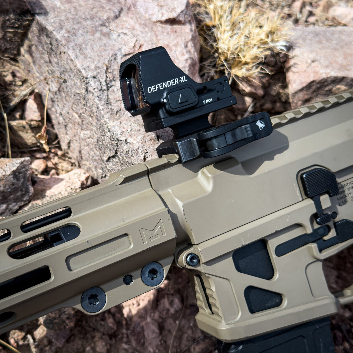 American Defense - Lightweight Delta Point Pro QD Mount, Co-Witness