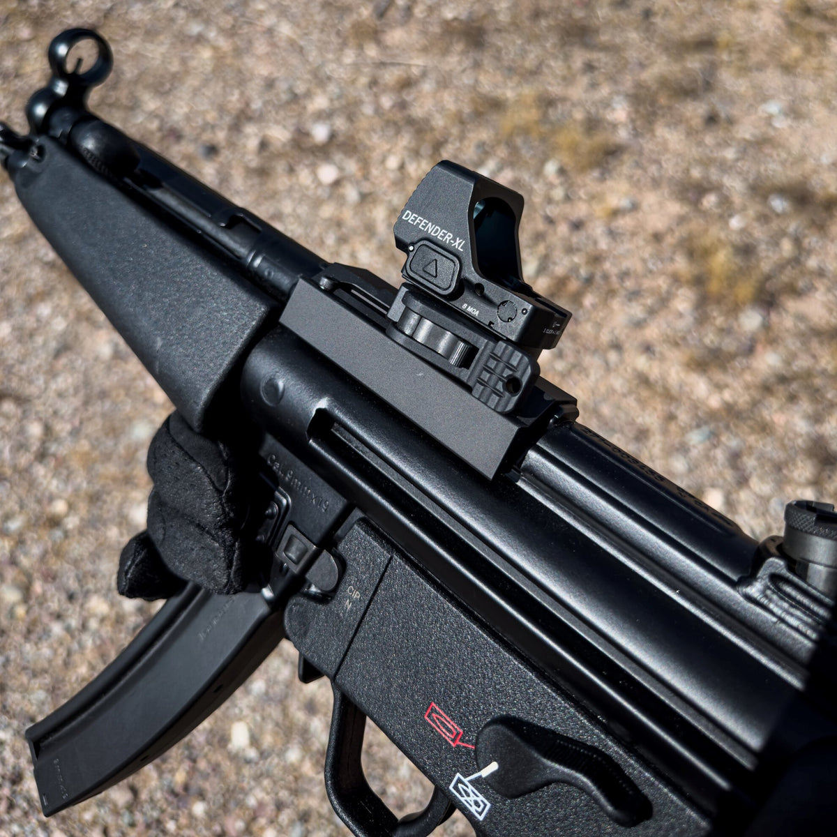 American Defense - Lightweight Delta Point Pro QD Mount, Black