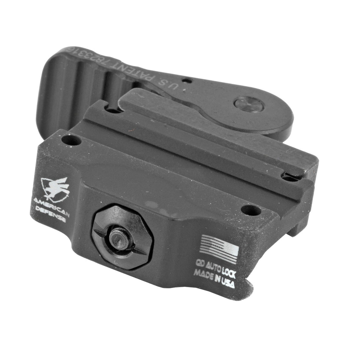 American Defense - Trijicon MRO Lightweight Mount, Tac Lever, Low