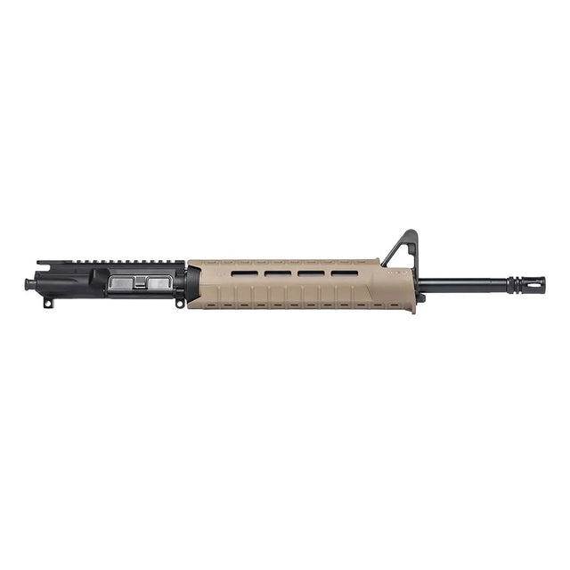 Aero Precision - AR15 Complete Upper, 16" 5.56 Mid-Length Barrel w/ Pinned FSB, MOE SL Mid-Length - FDE