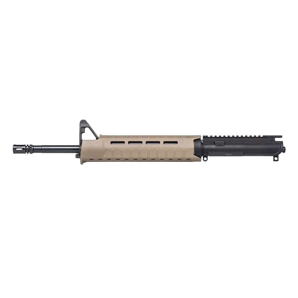Aero Precision - AR15 Complete Upper, 16" 5.56 Mid-Length Barrel w/ Pinned FSB, MOE SL Mid-Length - FDE