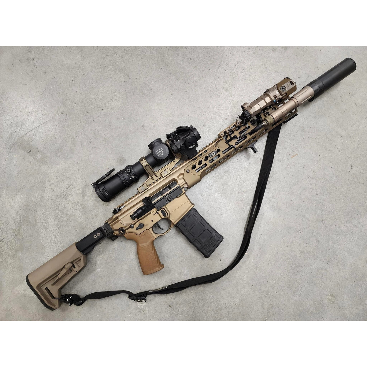 Arisaka Defense - Offset Scout Mount Spear FDE