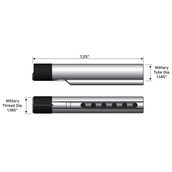 ATI Outdoors - AR-15 Military Buffer Tube Assembly