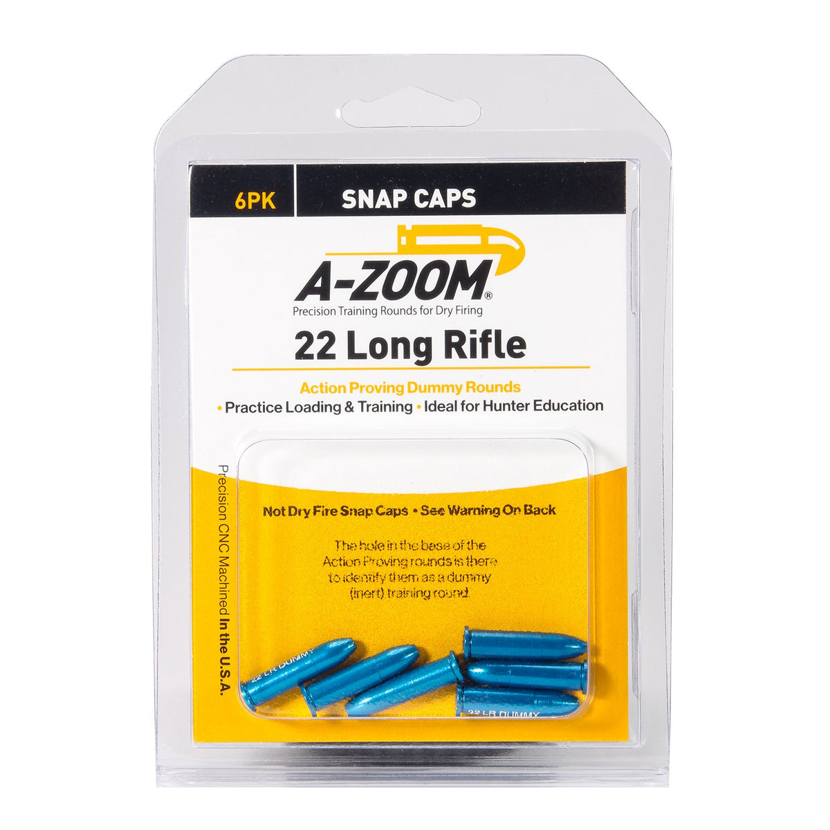 A-Zoom - .22 LR Rimfire Action Proving Dummy Rounds, 24 Pack