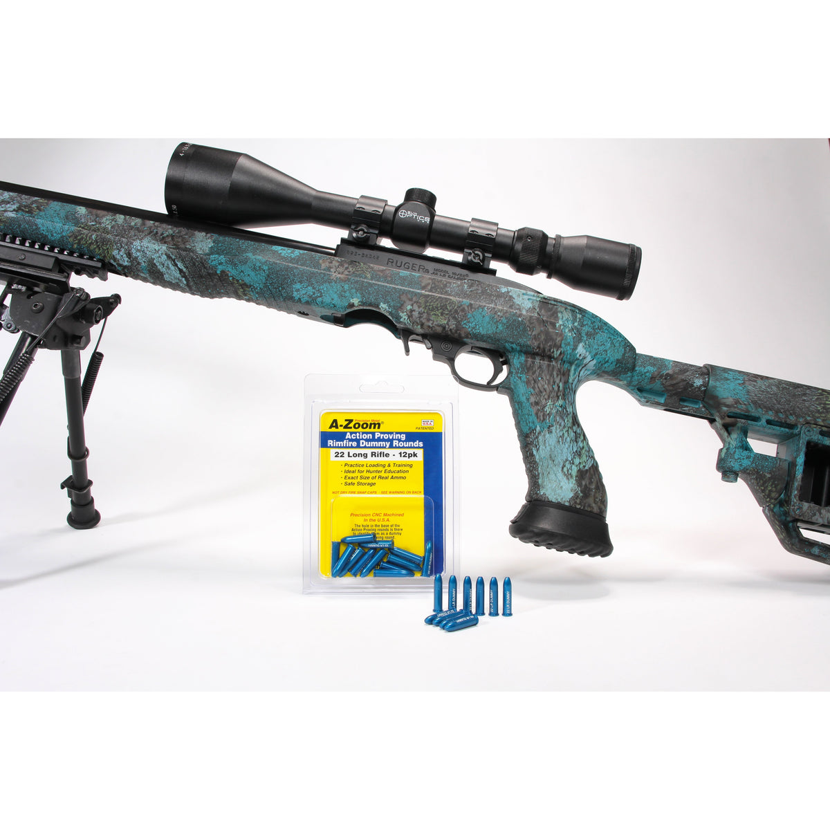 A-Zoom - .22 LR Rimfire Action Proving Dummy Rounds, 24 Pack