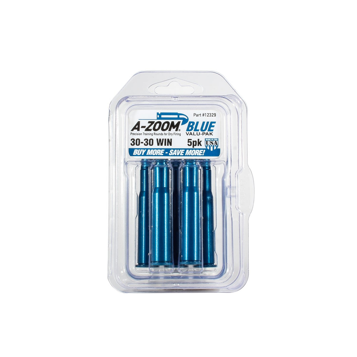 A-Zoom - 30/30 Win Blue Snap Caps 5-Pack — view 3