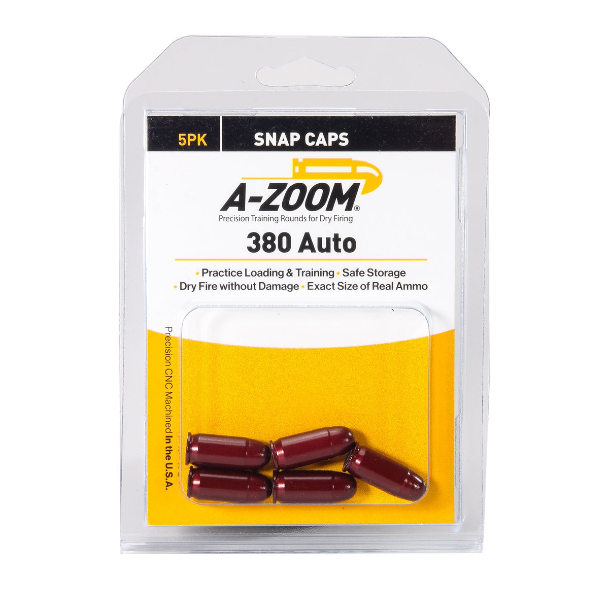 A-Zoom - Precision Pistol Snap Caps for 380 Auto — view 3