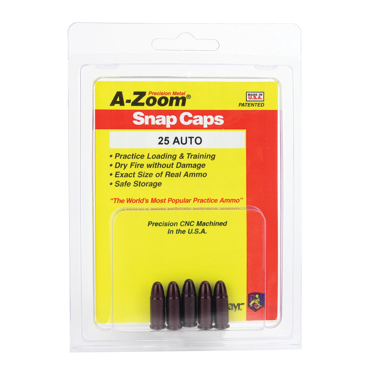 A-Zoom - Precision Pistol Snap Caps for 25 Auto
