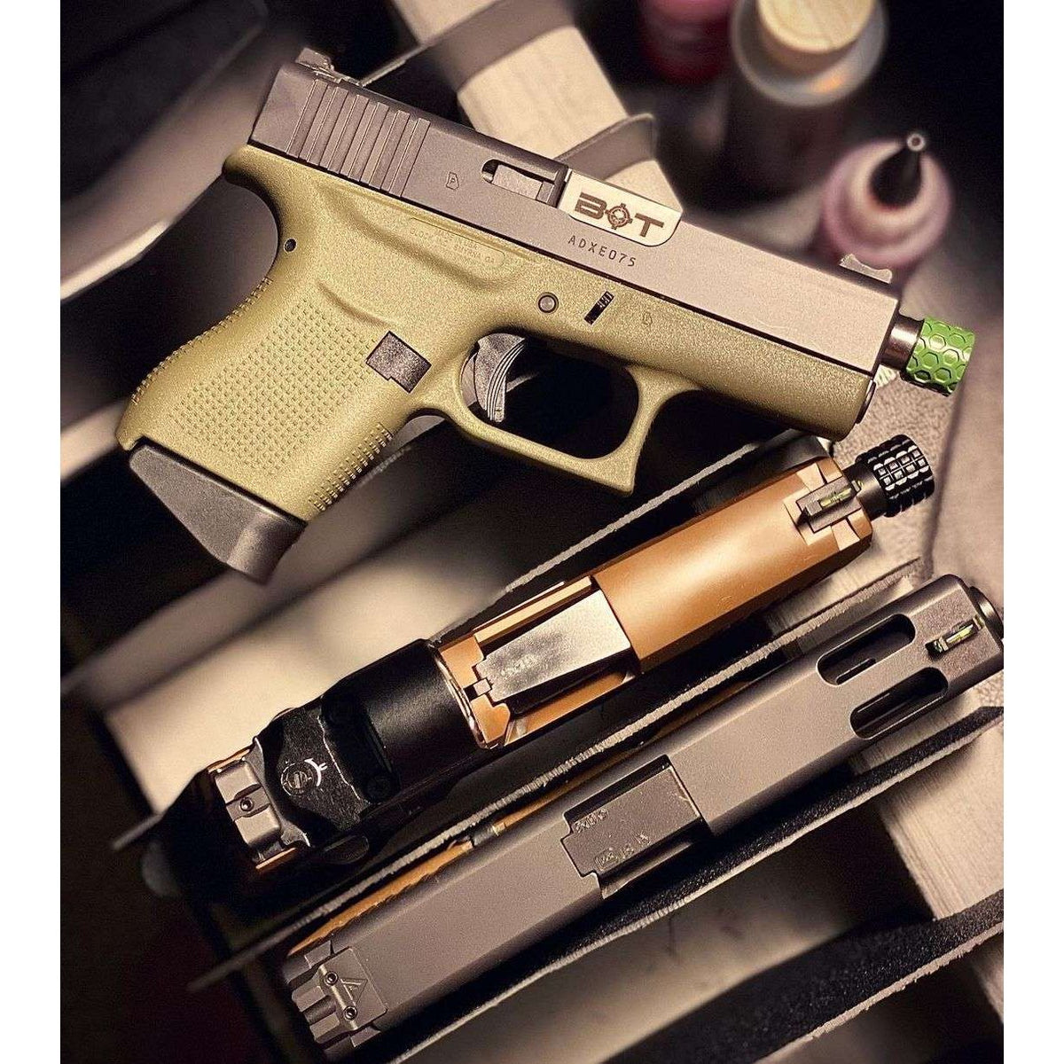 Backup Tactical - Threaded Barrel for Glock 43/43X - Black Nitride