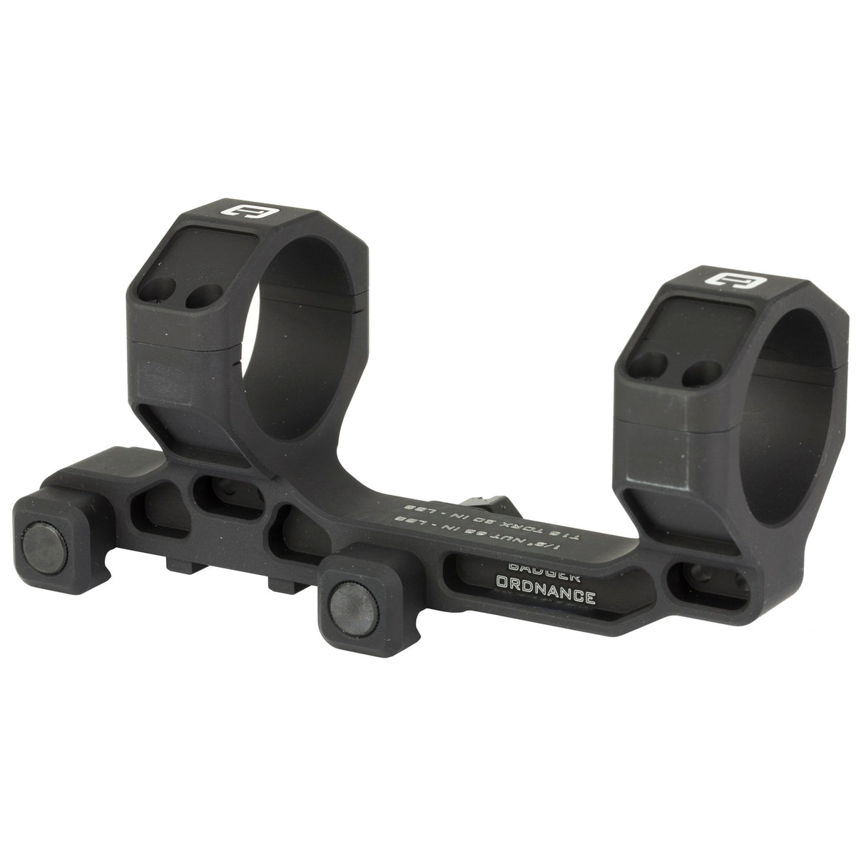 Badger Ordnance - C.O.M.M. 34 MM 1.54" NV Height Mount - Black