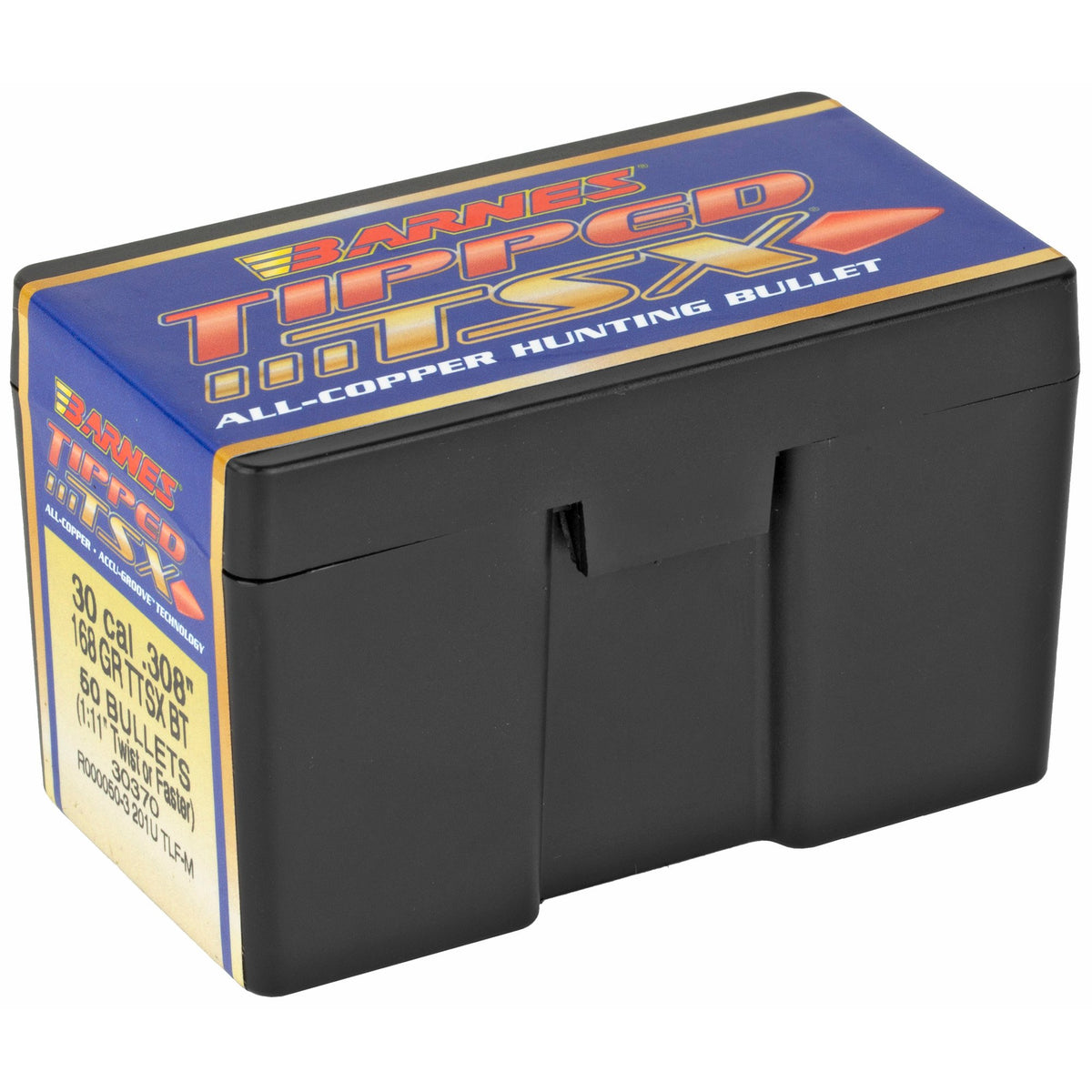 Barnes - 0.308" 30 CAL TTSX BT Bullets, 168 Grains, 50 Count