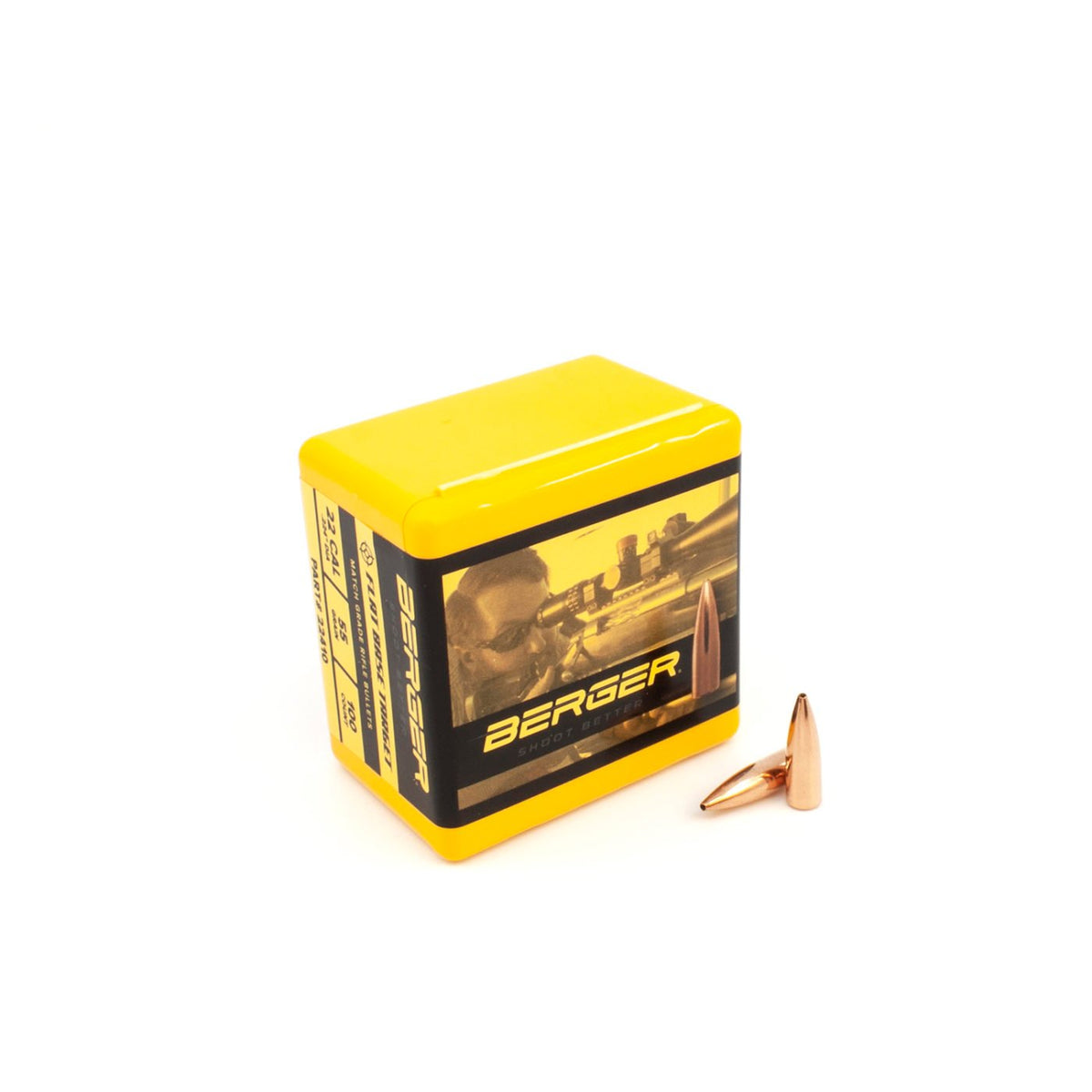 Berger Bullets - 22 Caliber 55 Grain FB Target Rifle Bullet