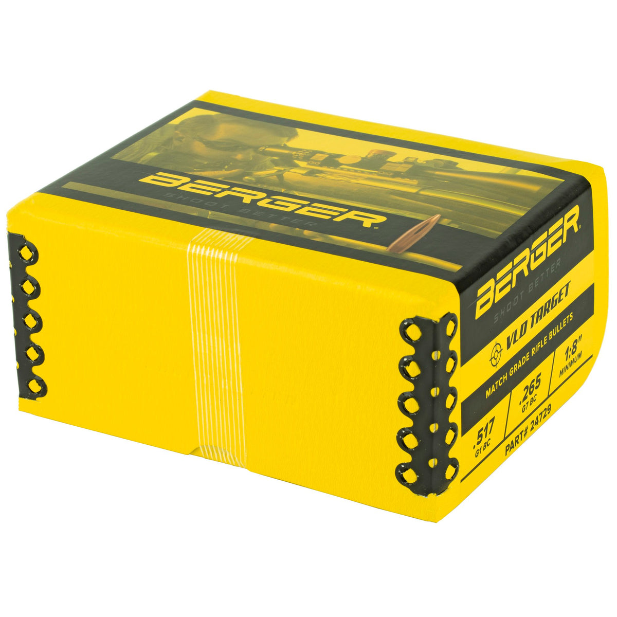 Berger Bullets - 6 mm 105 Grain VLD Target Rifle Bullet - 500 ct