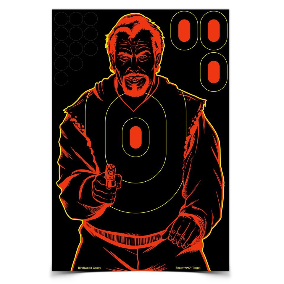 Birchwood Casey - Shoot-N-C 12x18 Bad Guy Target - 5 Pack
