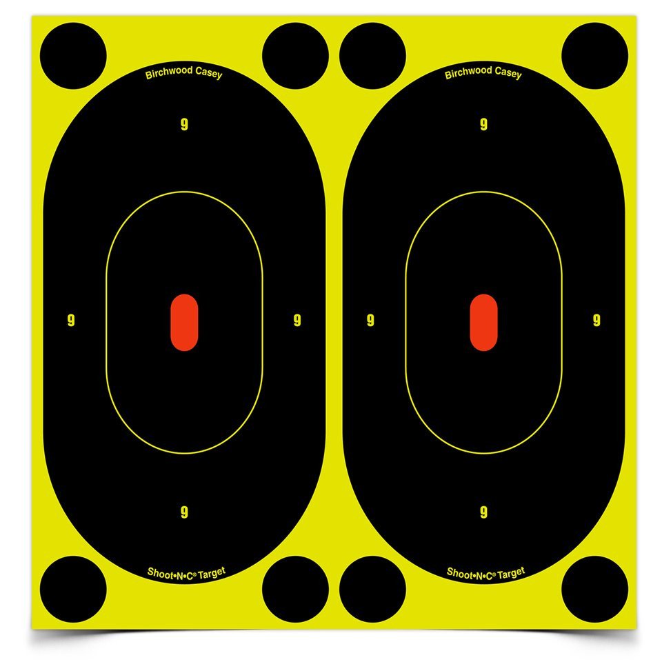 Birchwood Casey - Shoot•N•C 7 Inch Silhouette Target - 12 Pack