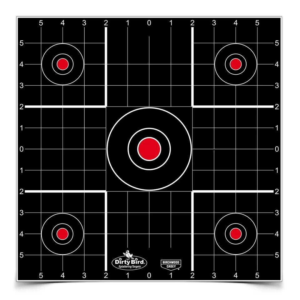 Birchwood Casey - Dirty Bird 12-Inch Sight-In Target - 12 Pack