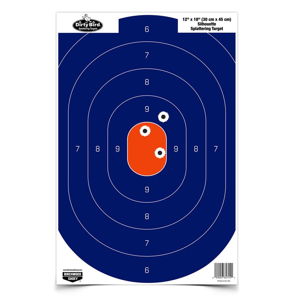 Birchwood Casey - Dirty Bird 12x18 Silhouette Target - 8 Pack
