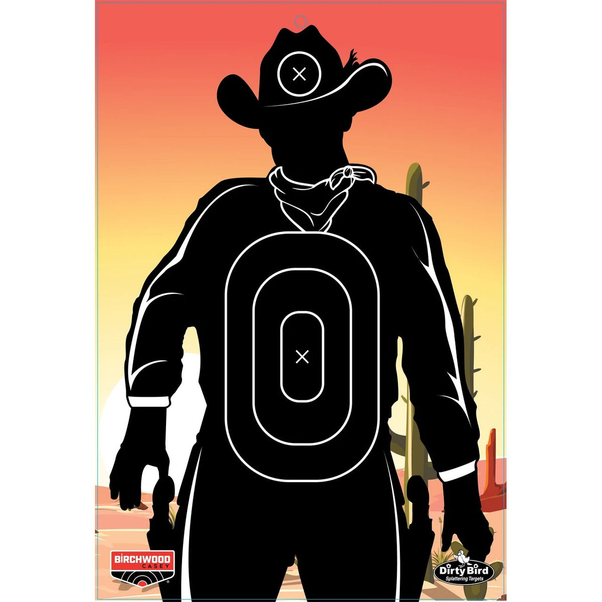 Birchwood Casey - 12" x 18" Gunslinger Skyline Dirty Bird Target