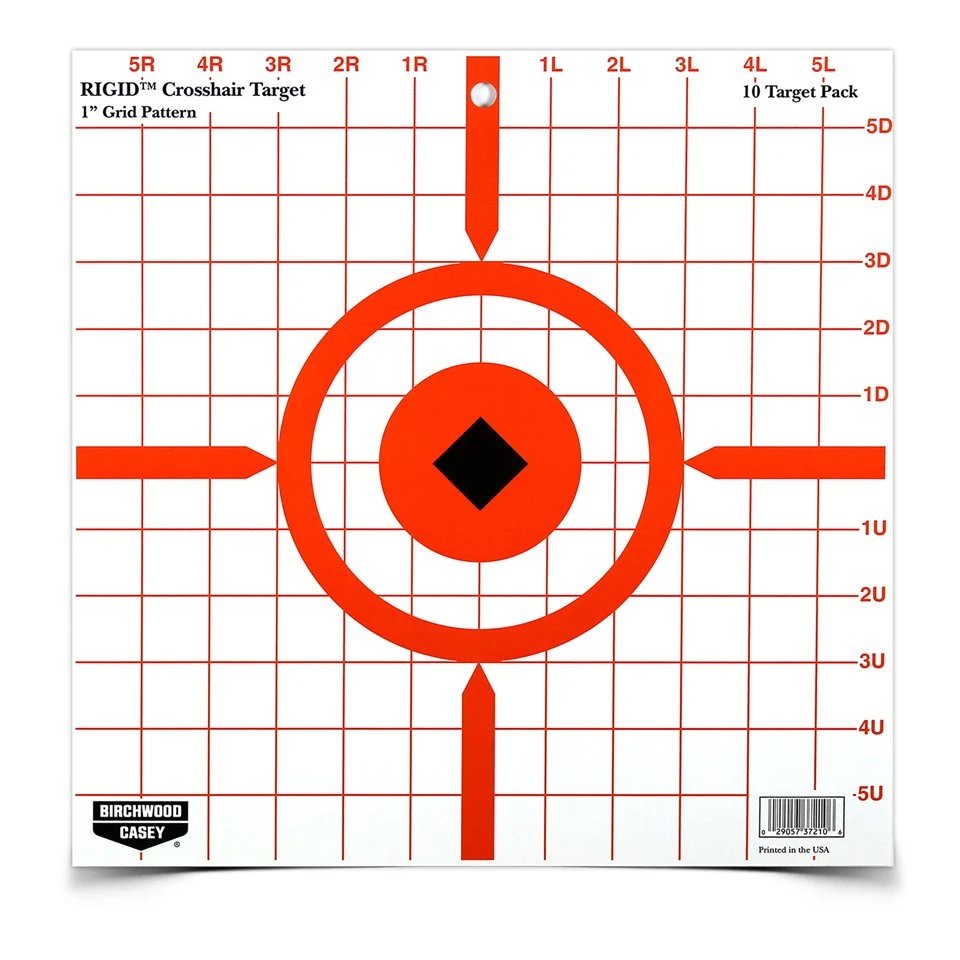 Birchwood Casey - Rigid 12 Inch Crosshair Sight-In Targets