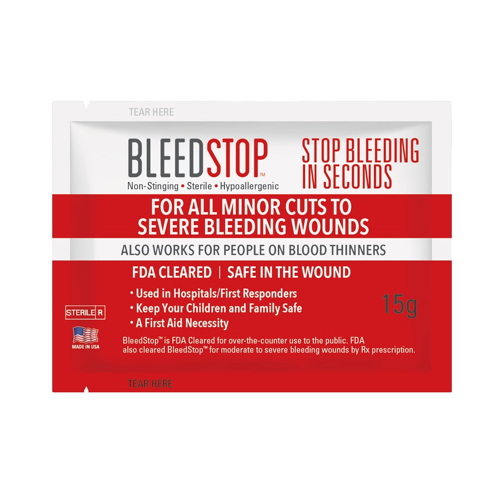 BleedStop – Rapid Blood Coagulating First Aid Powder