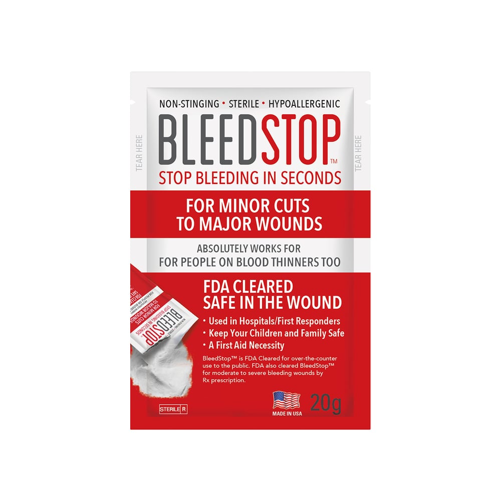 BleedStop – Rapid Blood Coagulating First Aid Powder