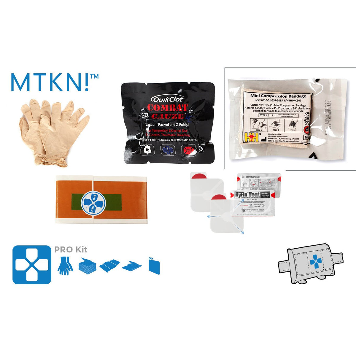 Blue Force Gear - Micro Trauma Kit NOW! Belt Mount - Multicam