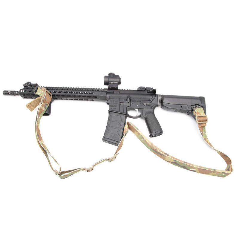 Blue Force Gear - Vickers 221 Sling, Black, Padded, RED Swivel