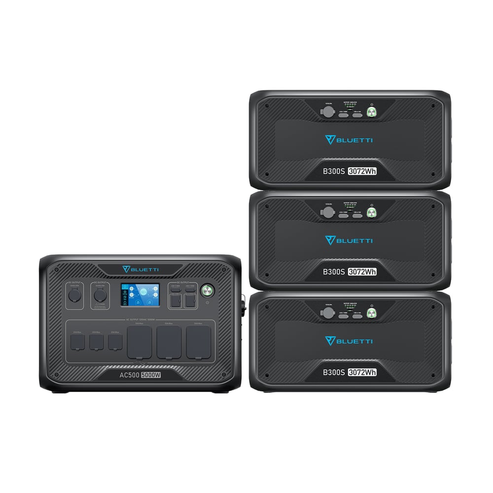 BLUETTI AC500 B300S | Home Battery Backup Kits