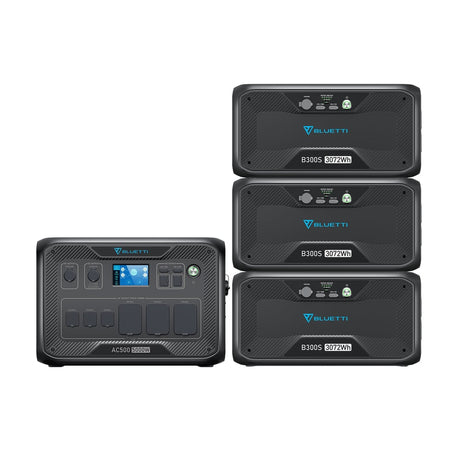 BLUETTI AC500 B300S | Home Battery Backup Kits