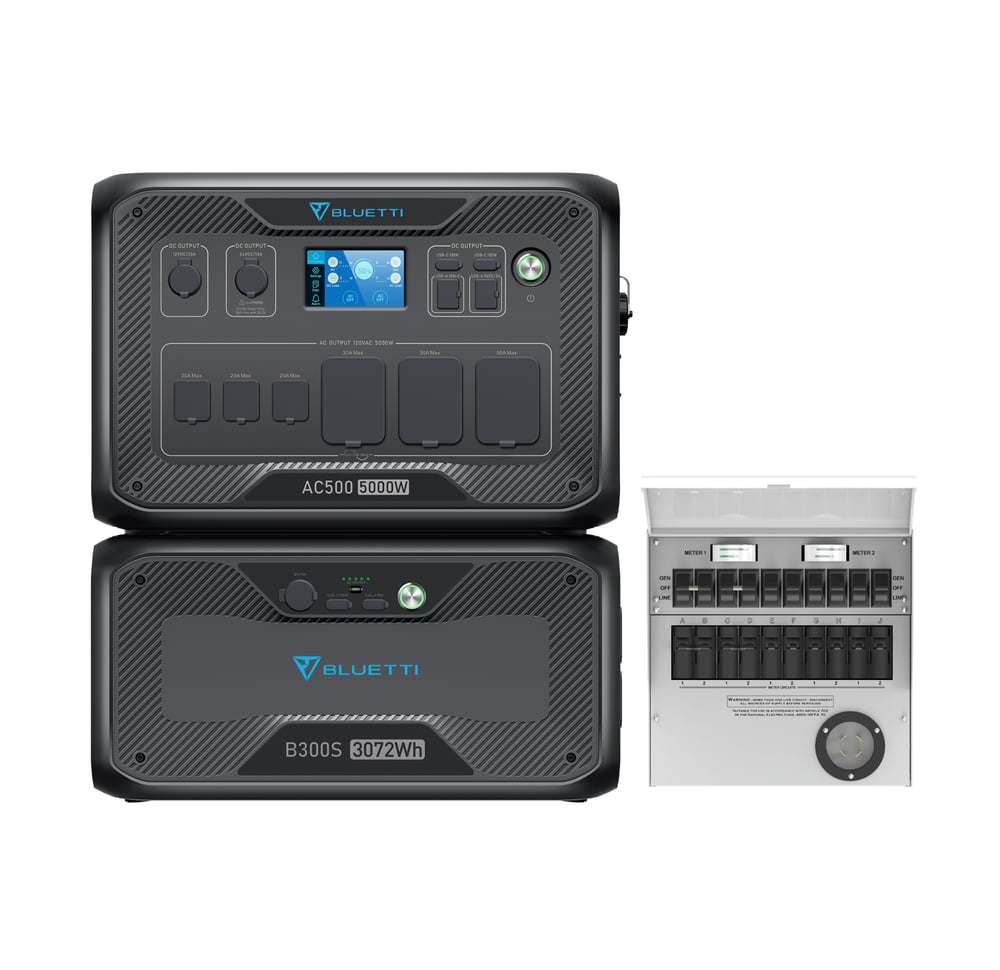 BLUETTI AC500 B300S | Home Battery Backup Kits