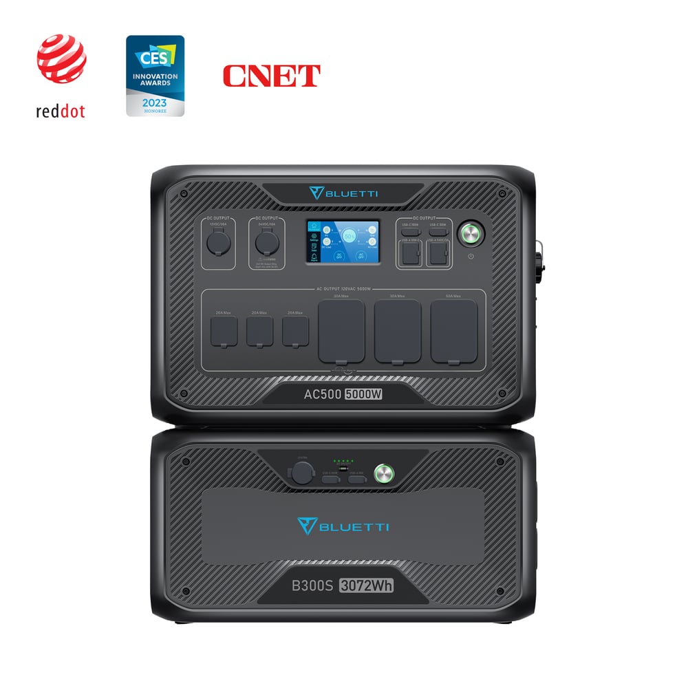 BLUETTI AC500 B300S | Home Battery Backup Kits