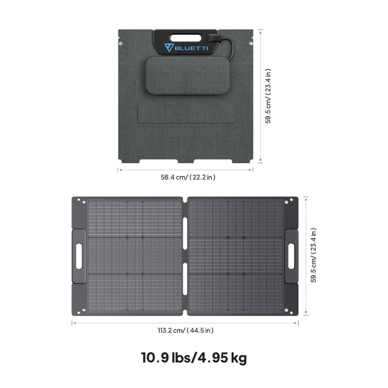 Bluetti – SP100L 100W Foldable Solar Panel with MC4 Connectors