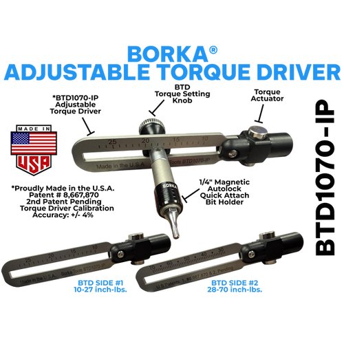 Borka - Tool Kit with Ext. Bit Set & Emergency Cleaning Rod