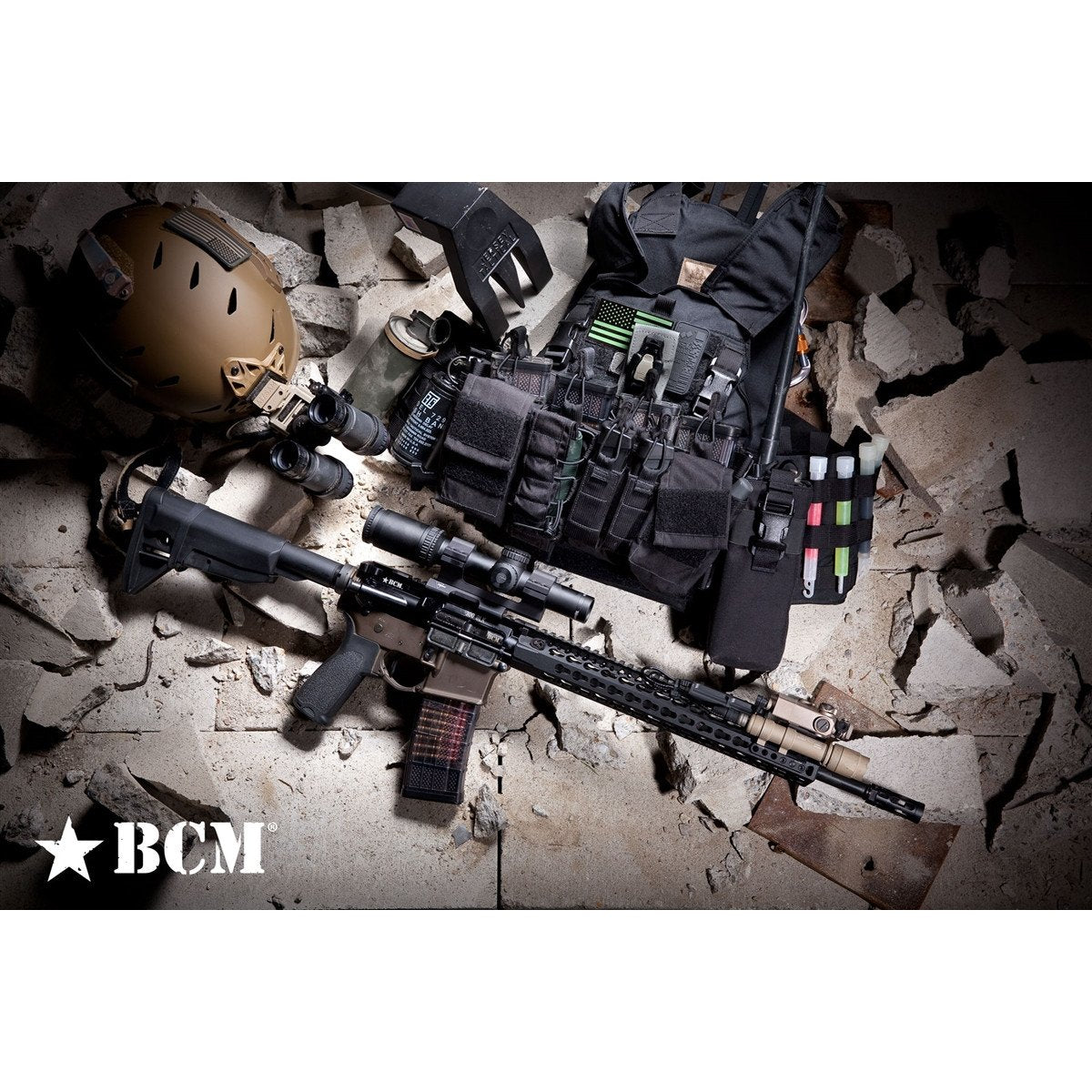 Bravo Company - KMR Alpha 15" KeyMod Rail for AR Rifles - Black