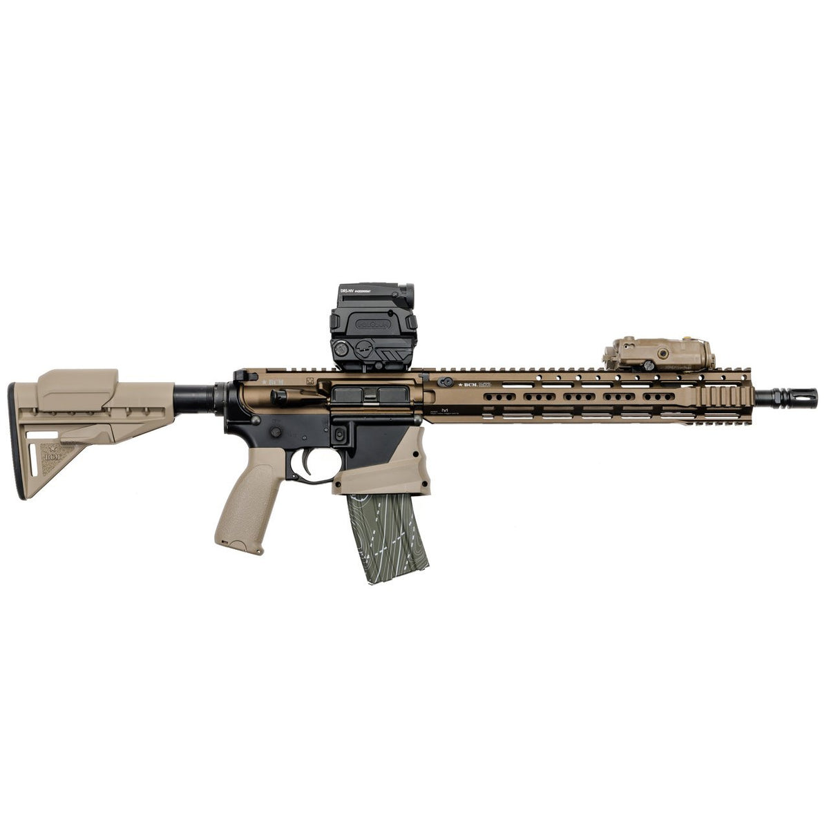 Bravo Company - Mod 3 Stock Riser Kit in FDE