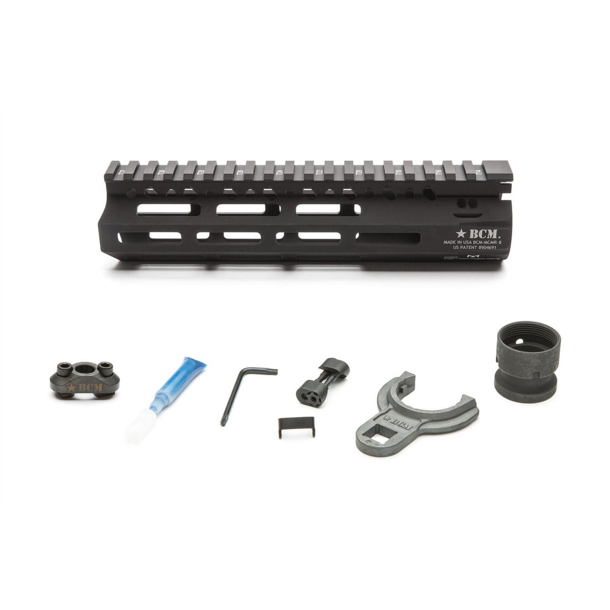 Bravo Company - BCM MCMR 8" M-LOK Rail for AR Rifles - Black