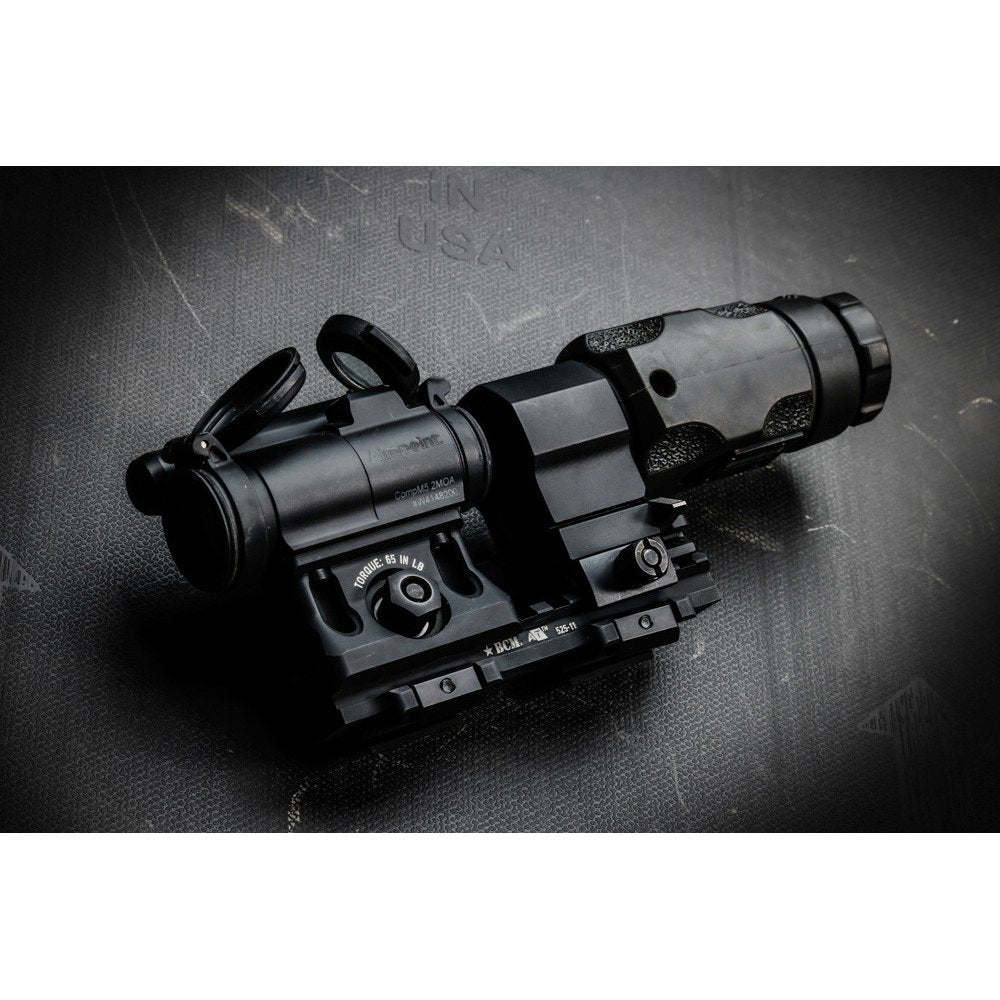 Bravo Company - A/T Optic Riser 525-11 for Picatinny - Black