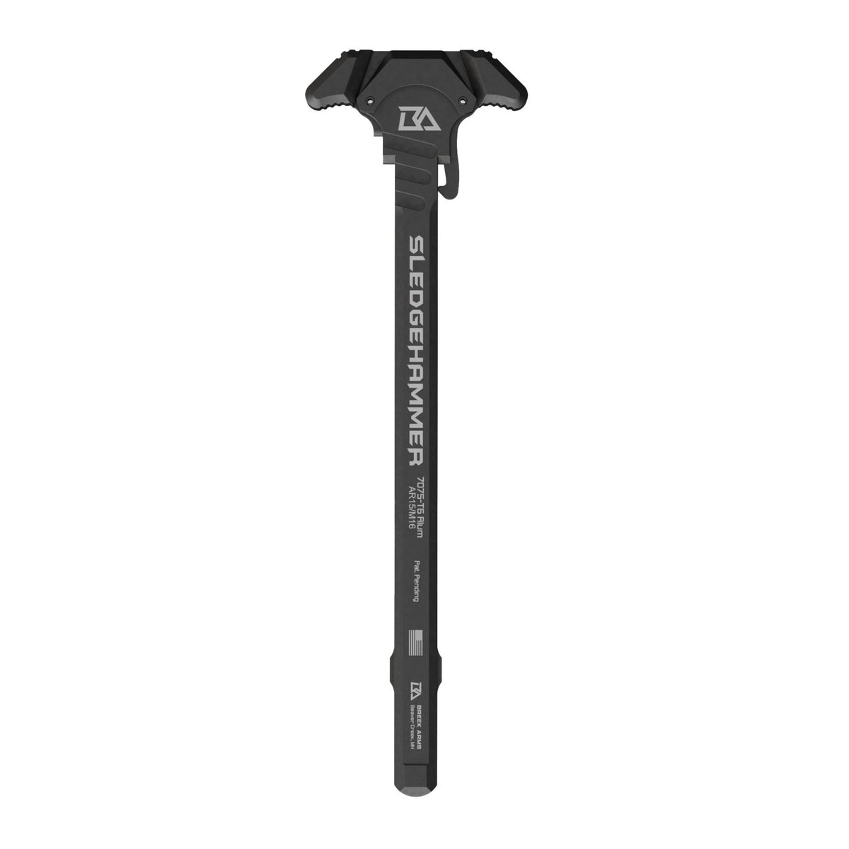 Breek Arms - LE Latch Sledgehammer AR-15 Charging Handle - Black