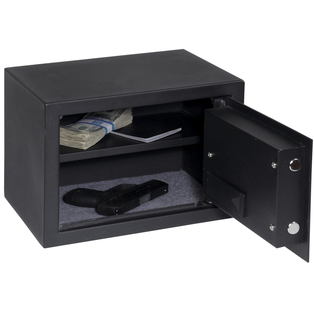 Bulldog Cases - Digital Pistol Vault with Shelf (Medium)