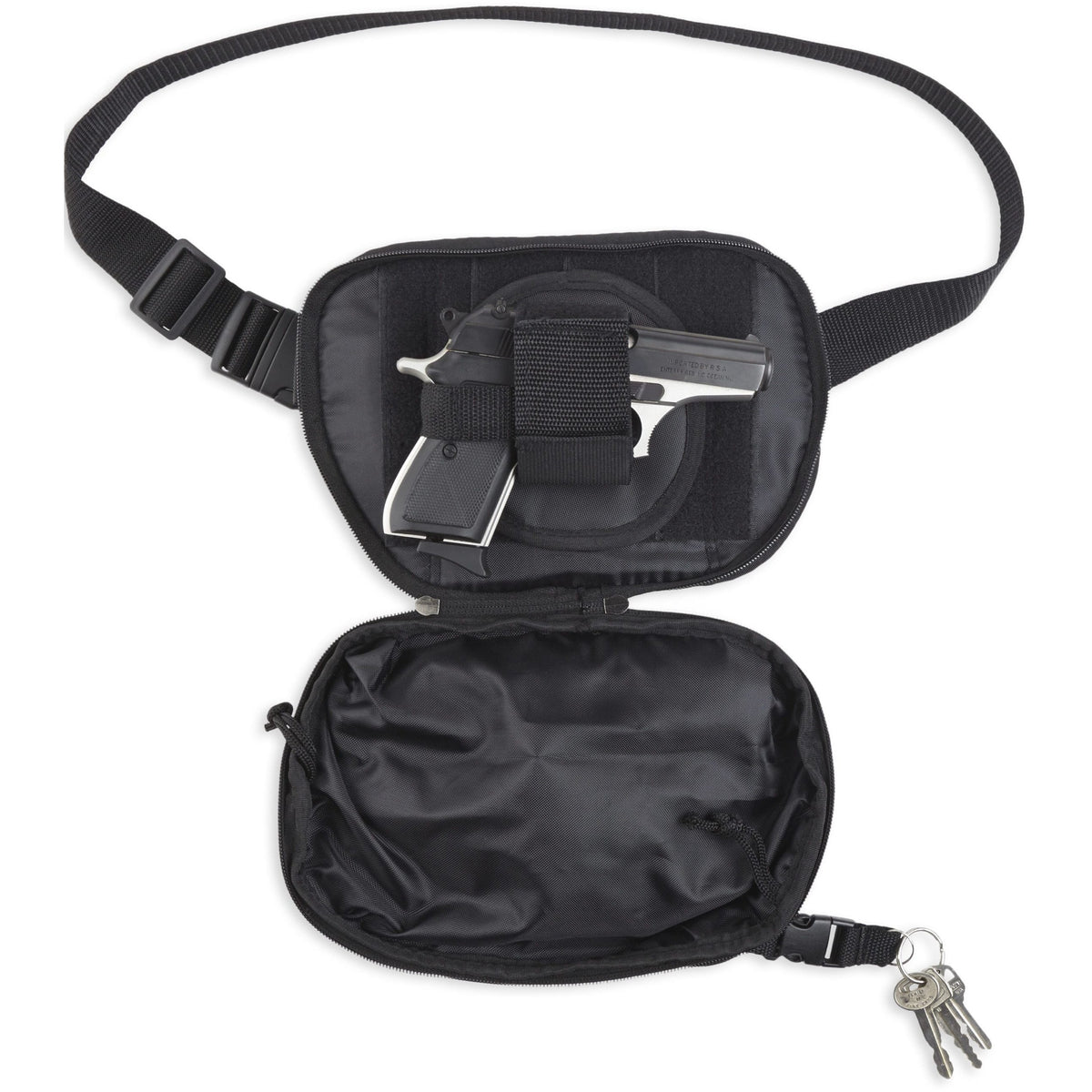 Bulldog Cases - Fanny Pack Holster, Medium, Black