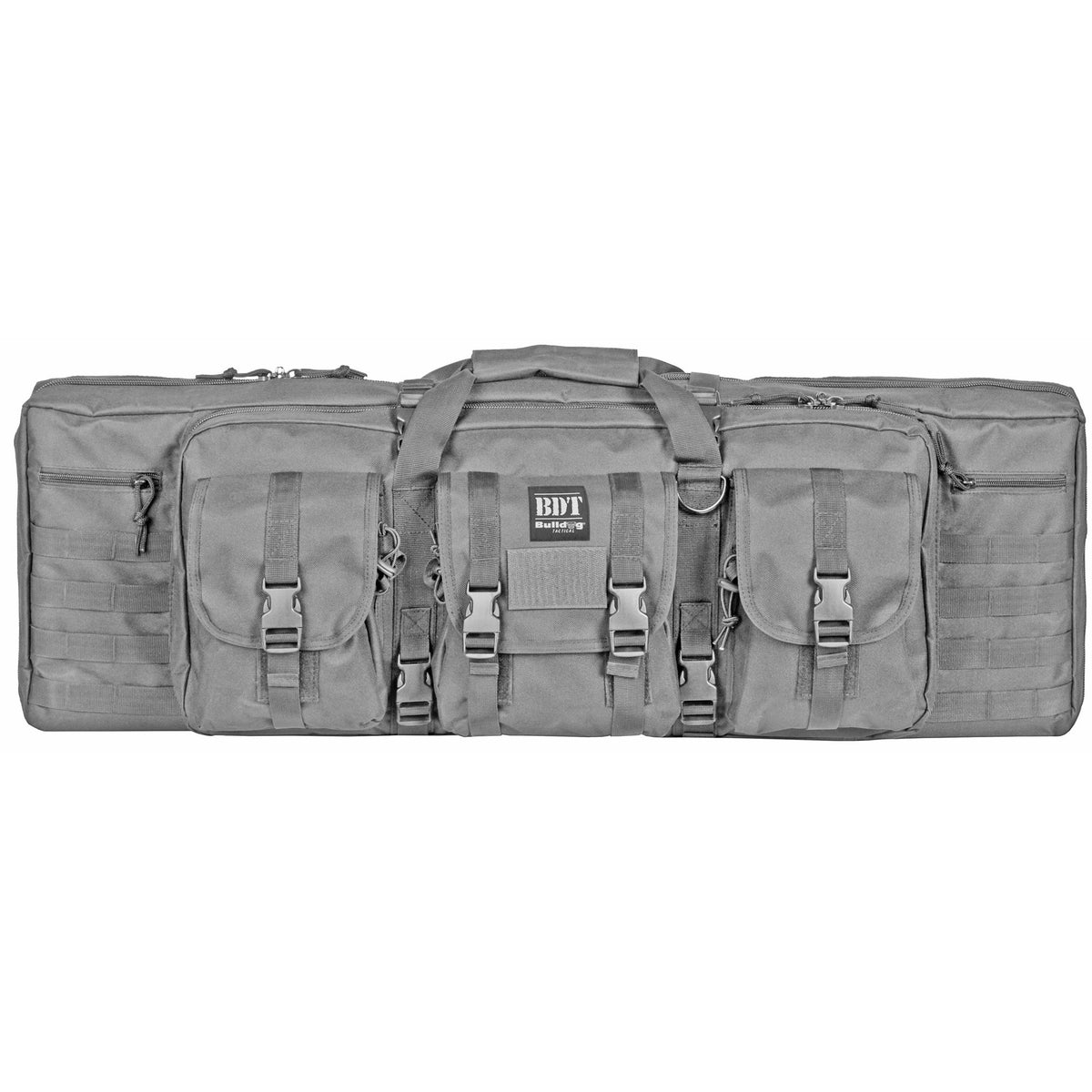 Bulldog Cases - Deluxe 36" Single Tactical Rifle Case - Seal Gray