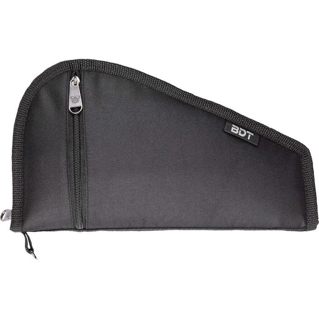 Bulldog Cases - Deluxe Pistol Case with Pocket and Sleeve - Black