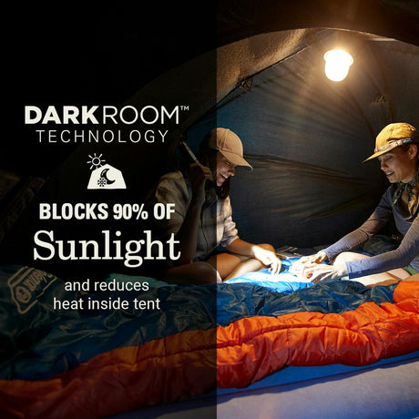 Coleman - Skydome 4-Person Tent with Screen Room & Dark Room Tech
