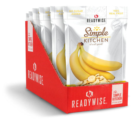 ReadyWise - 6 CT Case Simple Kitchen Bananas