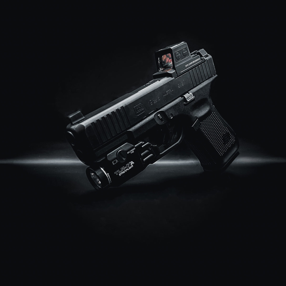 Calculated Kinetics - Glock MOS Optic Plate DOGTAG for Holosun EPS