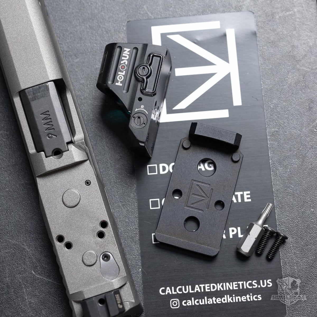 Calculated Kinetics - M&P 2.0 DOGTAG Optic Plate RMSc/K Footprint