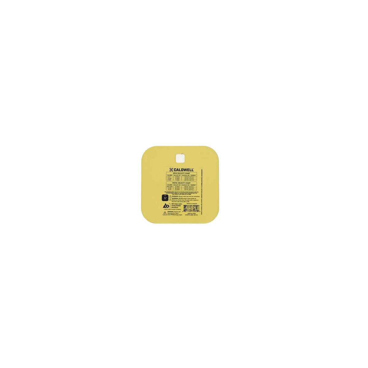 Caldwell - AR500 1/4" RF/HG 5" Gong Target