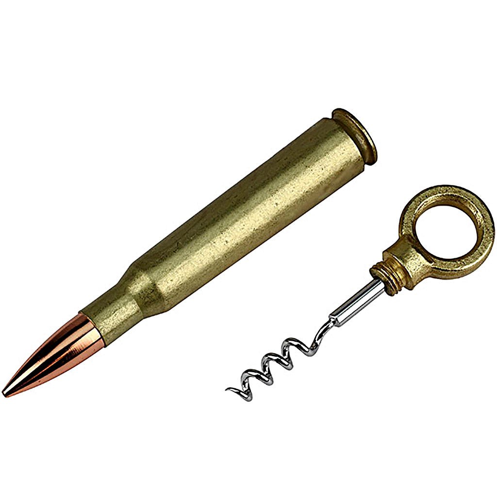 Caliber Gourmet - 50 Caliber Bullet Corkscrew - Gold