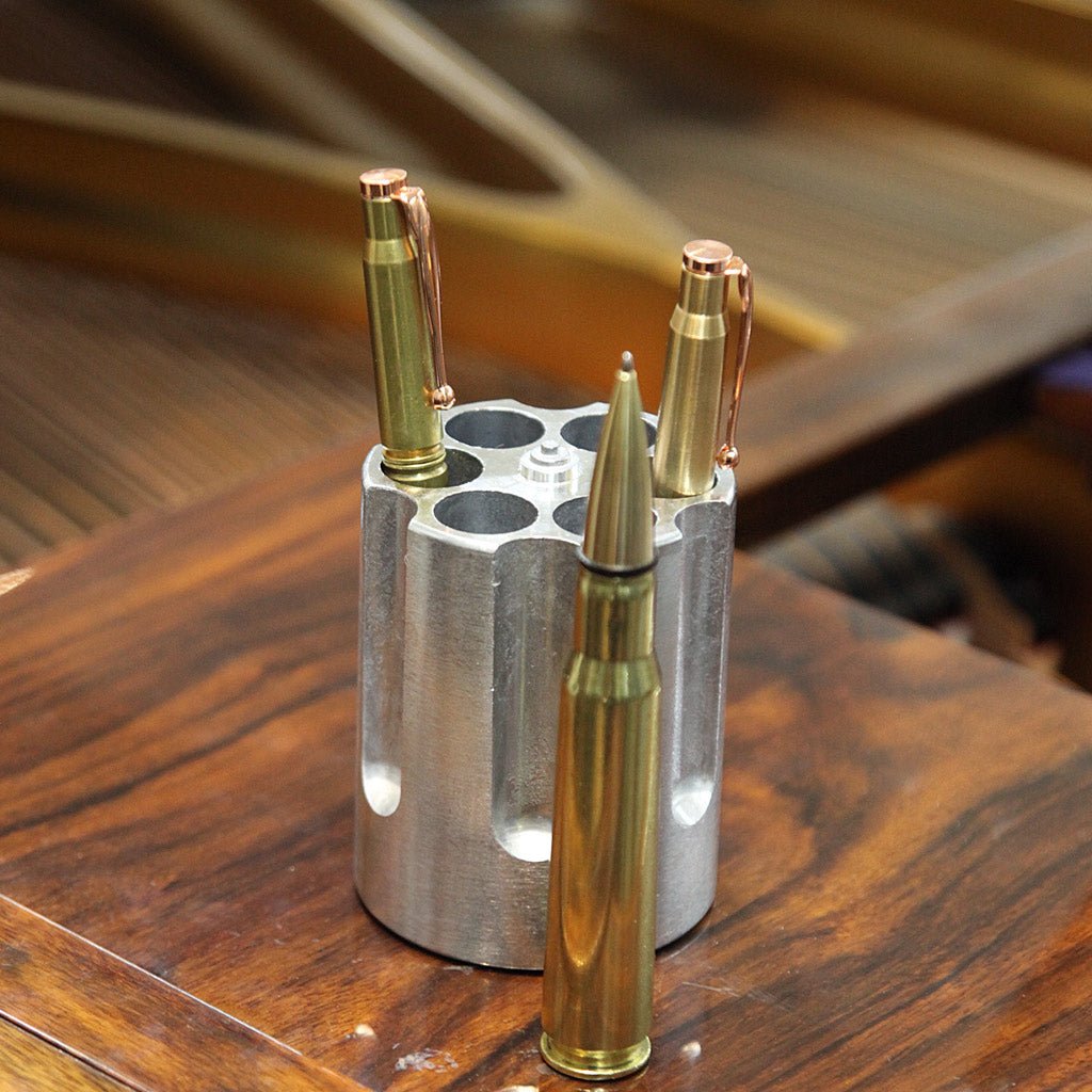 Caliber Gourmet - Gun Cylinder Revolver Pen Holder