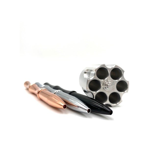 Caliber Gourmet - 3 Piece Pen and Revolver Cylinder Gift Set